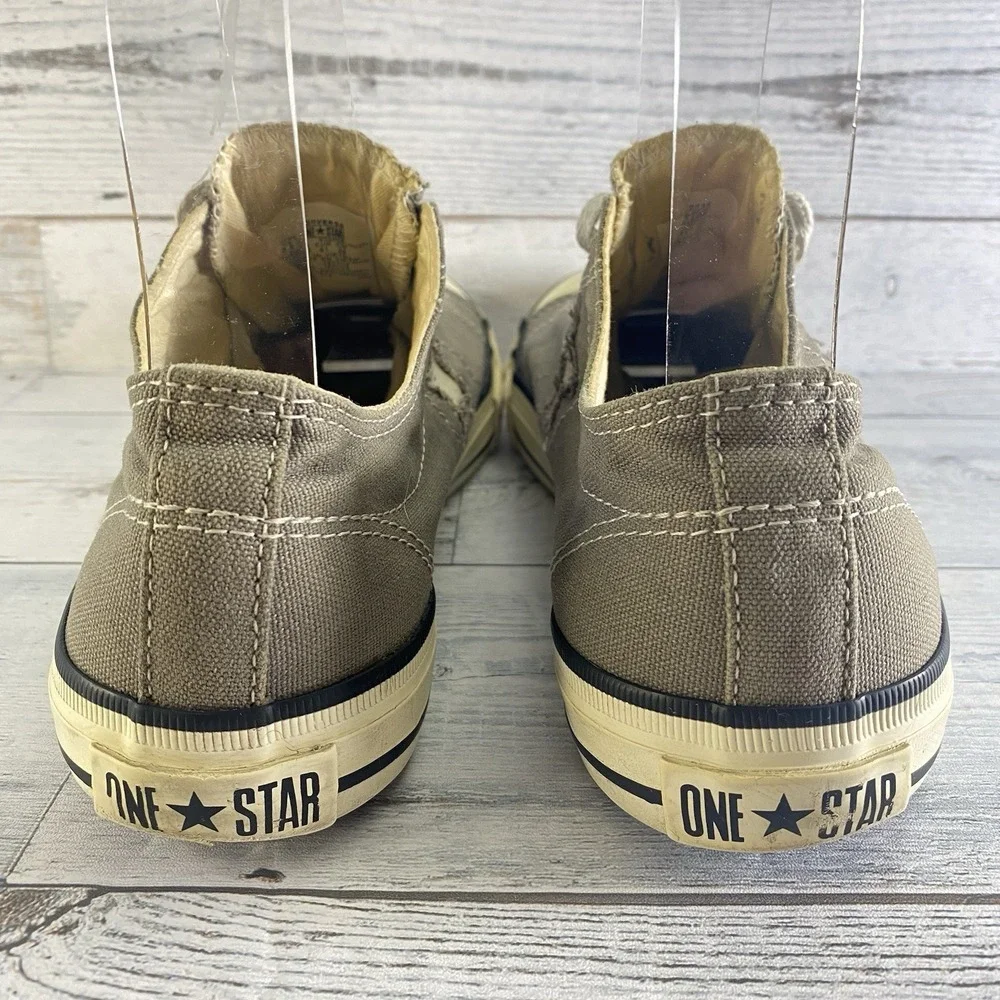 Converse Shoes Womens 9.5 Gray Chuck Taylor All Star Canvas Sneakers Casual Nice